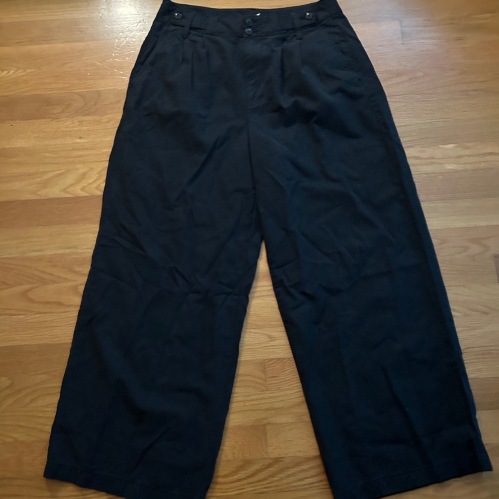 Madewell petite Harlow wide leg pant
